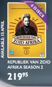 Republiek Van Zoid Afrika Season 2-4 Discs