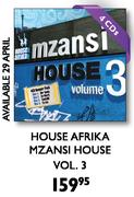 House Afrika Mzansi House Vol.3 - 4CDs