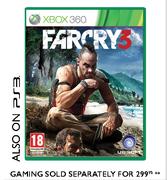 Farcry 3 Game For XBox 360-For 2