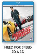 Need For Speed 2D & 3D Blu-Ray-Each