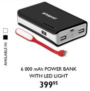 Polaroid 6000mAh PowerBank With LED Light