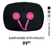 Polaroid Earphones With Pouch