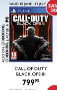 PS4 Call Of Duty Black Ops III