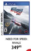 PS4 Need For Speed Rivals