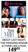 About Last Night, The Wedding Ringer & Think Like A Man
