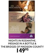Nights In Rodanthe, Message In A Bottle & The Bridges Of Madison County