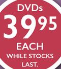Speed DVD-Each