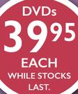 One Night With The King DVD-Each