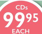 Adam Goud CDs-Each