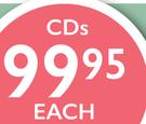 Manie Jackson CDs-Each