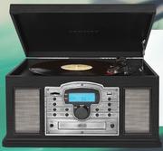 Crosley Troubadour Black & Chrome