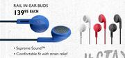 Skullcandy Rail In-Ear Buds
