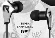 Rocka Silver Earphones