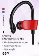 Stuff Sports Earphone No Mic