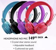 Stuff No Mic Headphone-Each
