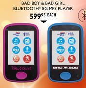 Bad Boy & Bad Girl Bluetooth 8G MP3 Player-Each