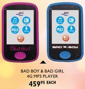 Bad Boy & Bad Girl 4G MP3 Player-Each