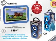 Wizekids Tablet & Speaker Combo Set
