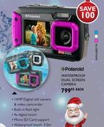Polaroid Waterproof Dual Screen Camera-Each