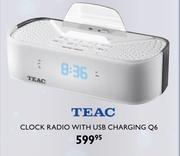 Teac Clock Radio With USB Charging Q6