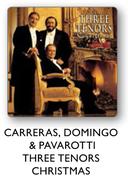 Carreras, Domingo & Pavarotti Three Tenors Christmas CD-Each