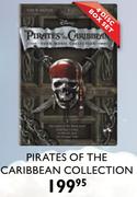 Pirates Of The Caribbean Collection 4 Disc Box Set