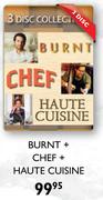 Burnt+ Chef+ Haute Cuisine 3 Disc Box Set