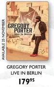 Gregory Porter Live In Berlin DVD