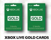 XBox Live Gold Cards 12 Months-Each