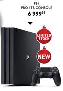 PS4 Pro 1TB Console