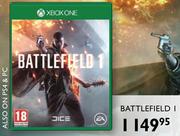 Battlefield I For Xbox One