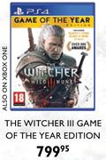 The Witcher III Game Of The Year Edition Of PS4