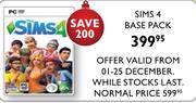 Sims 4 Base Pack For PC