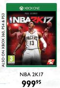 NBA 2K17 For Xbox One