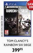 Tom Clancy's Rainbow Six Siege For PS4
