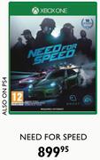 Need For Speed For Xbox One