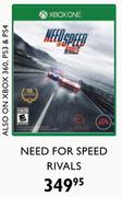 Need For Speed Rivals For Xbox One