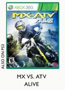 Mx VS. ATV Alive For XBox 360-Each