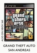 Grand Theft Auto San Andreas For PS3-Each