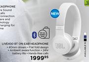 JBL Live400 BT On-Ear Headphone