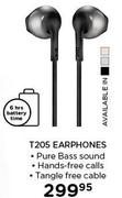 JBL T205 Earphones