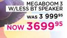 Ultimate Ears Megaboom 3 W/Less BT Speaker