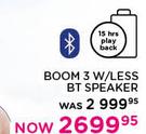 Ultimate Ears Boom 3 W/Less BT Speaker
