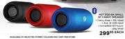 M Stuff MST-3130-BK Small BT Fabric Speaker-Each
