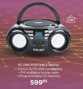 Teac PC D90 Portable Radio With FM