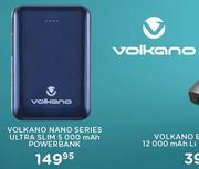 Volkano Nano Series Ultra Slim 5000mAh Powerbank
