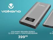 Volkano Brawn Series 12000mAh Li-Ion Powerbank