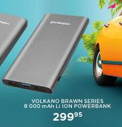Volkano Brawn Series 8000mAh Li-Ion Powerbank