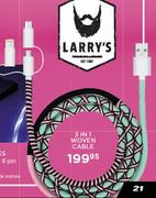 Larry's 3 In 1 Woven Cable