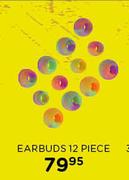 M Stuff Earbuds 12 Piece
